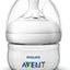 Philips Avent baby bottle on a white background