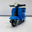 Blue Delivery Scooter Model