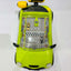 Toy car with a transparent top showing a miniature cityscape on a white background