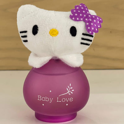 Hello Kitty-themed product with a purple base and white face.