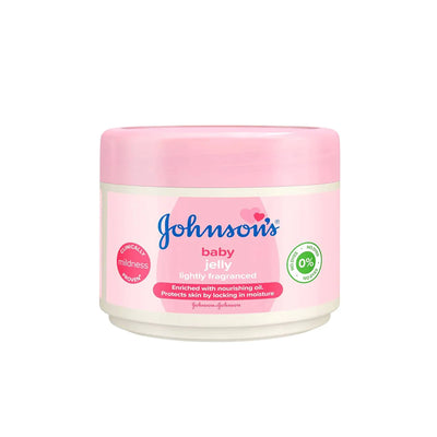 Johnson's baby jelly container on a white background