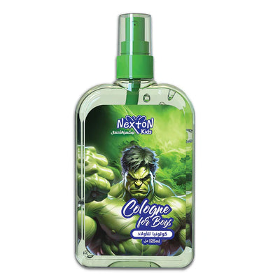 Nexton Kids cologne bottle with superhero design on a white background