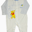 Baby onesie with cartoon character on a white background