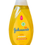 Johnson's baby shampoo bottle on a white background