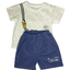 Children's outfit with t-shirt and shorts.